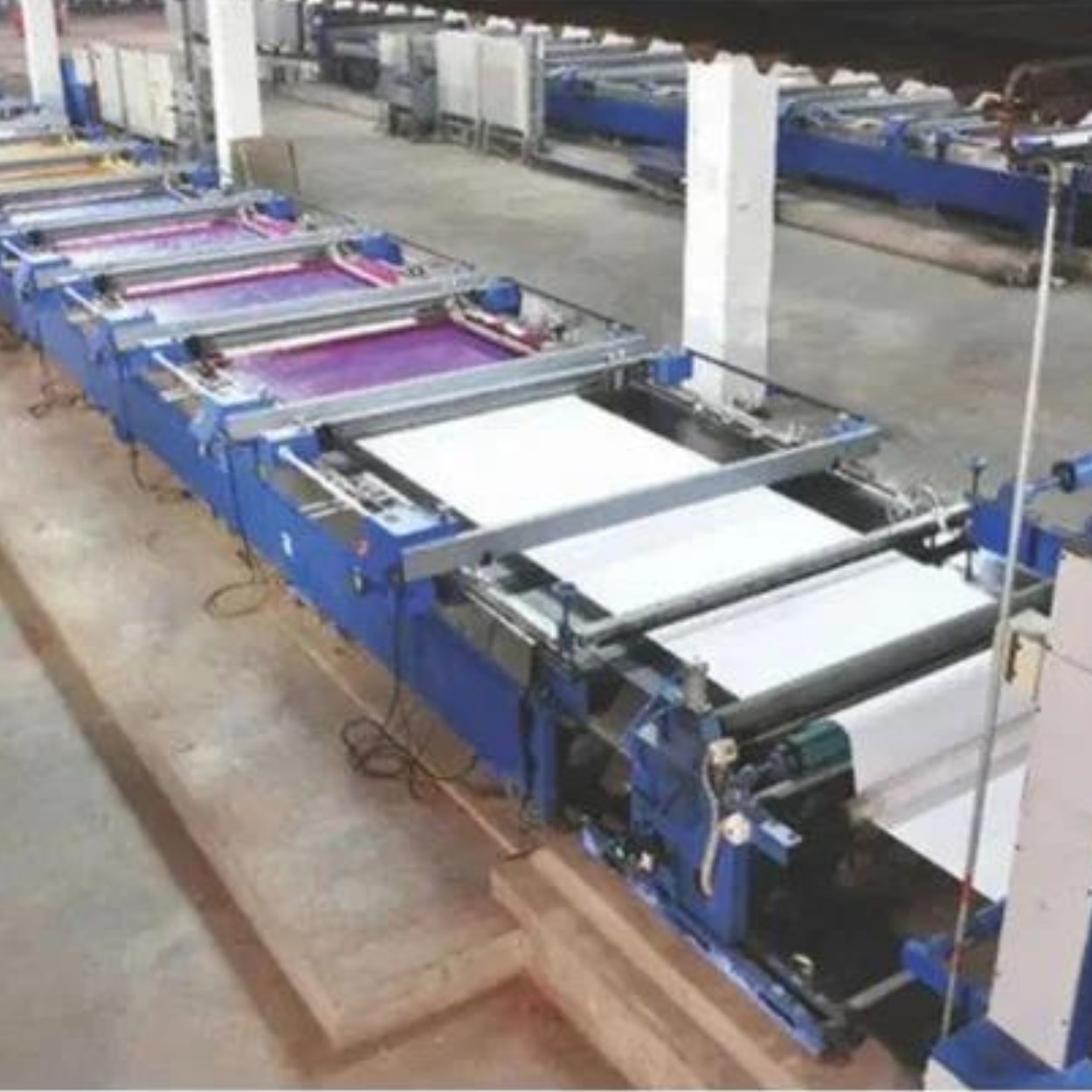 Foil Color Fabric Printing Machine